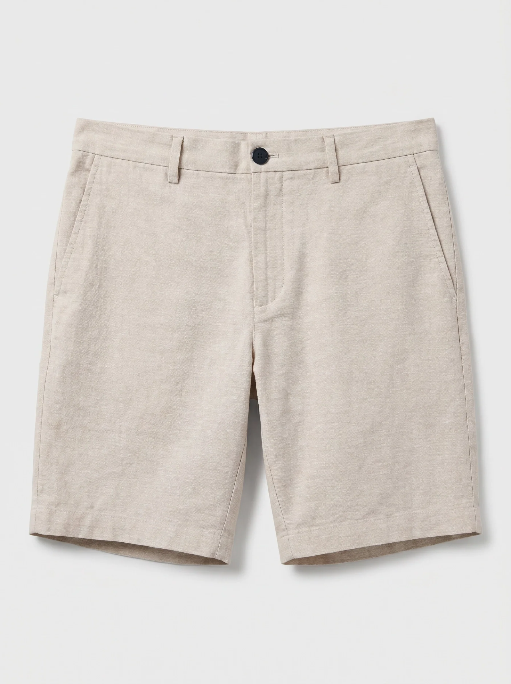 8" Flat Front Linen Cotton Short - Image 10