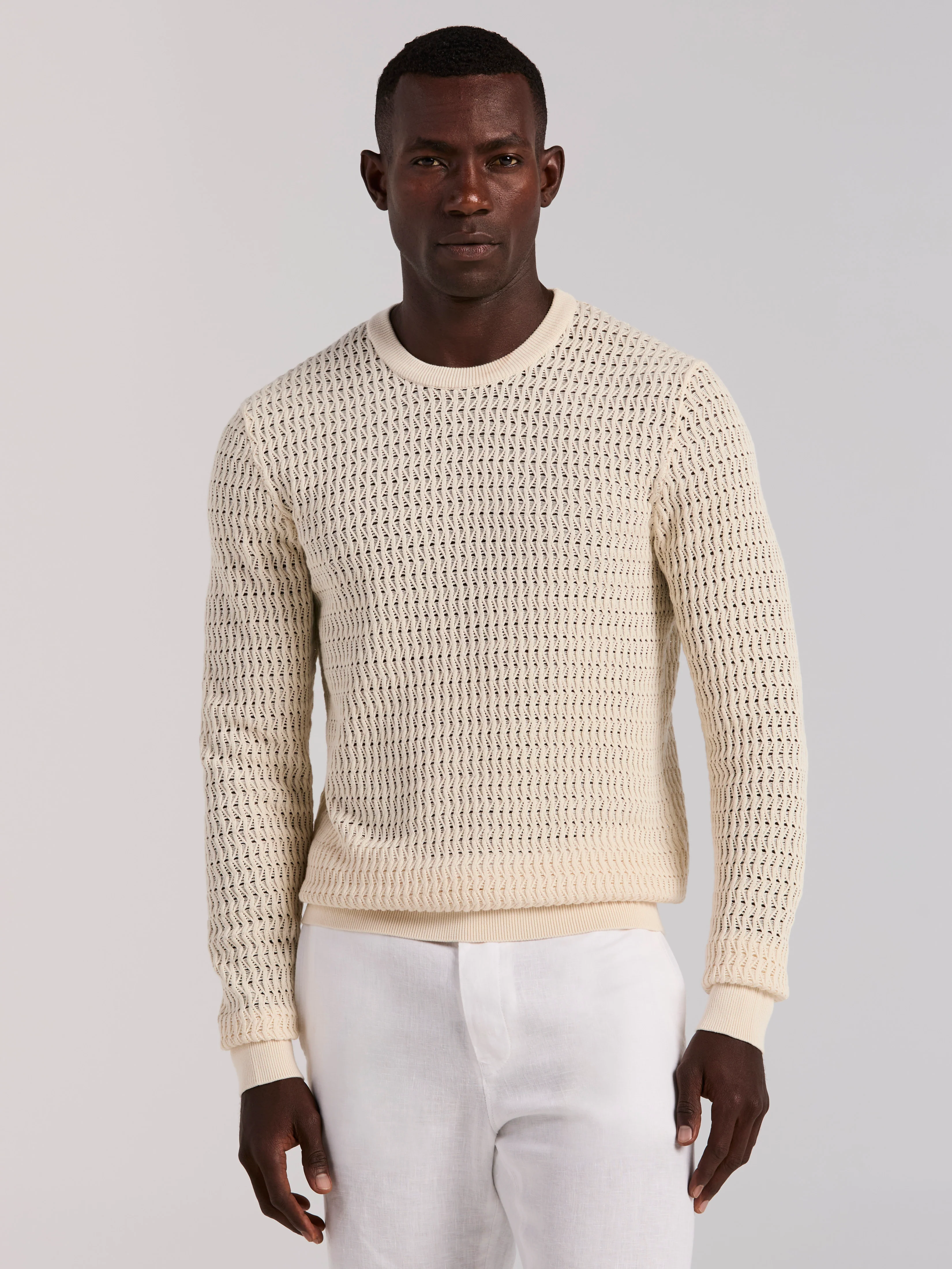 Cotton Crew Neck Sweater - Image 6
