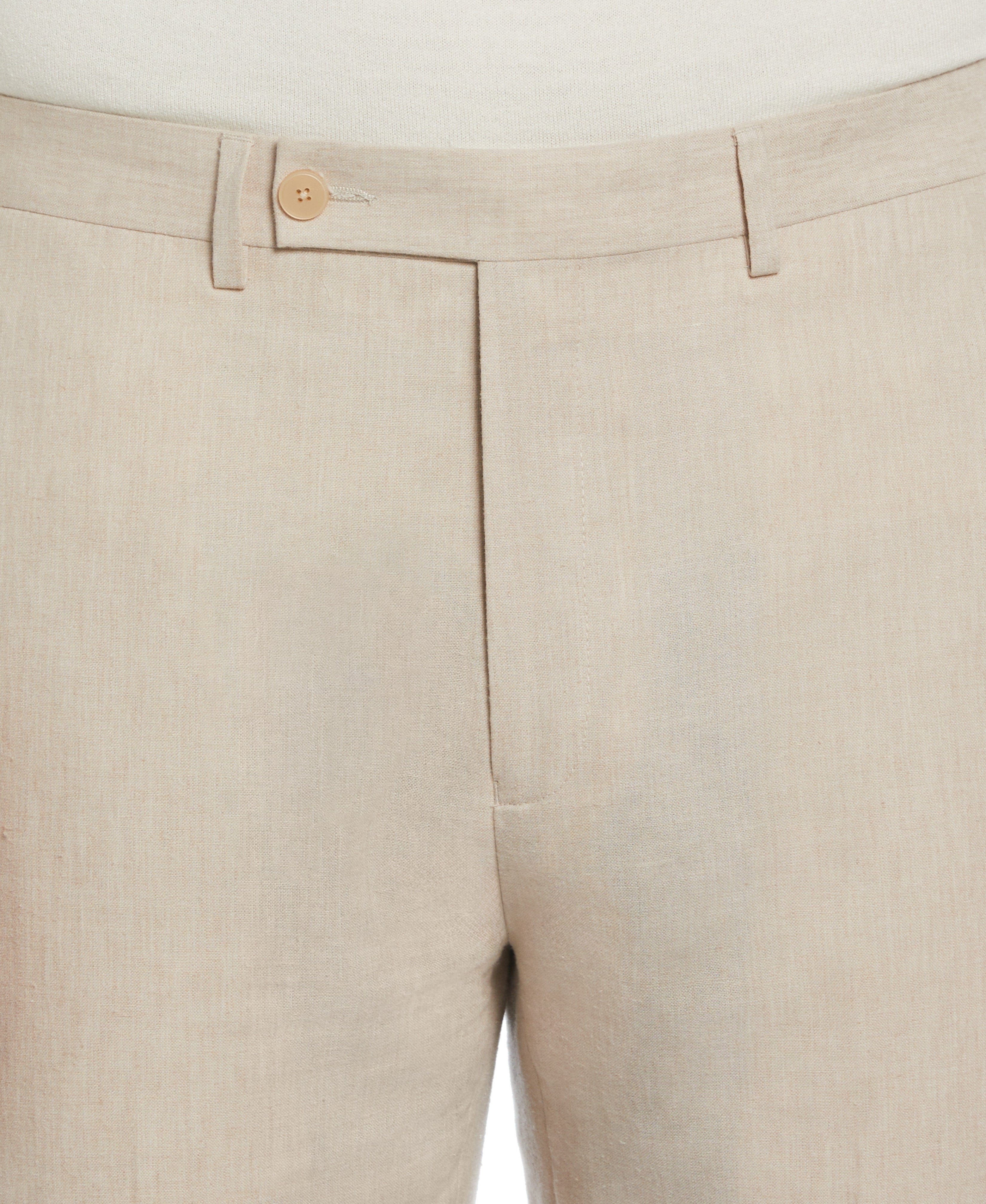Slim Fit Linen Blend Suit Pant - Image 3
