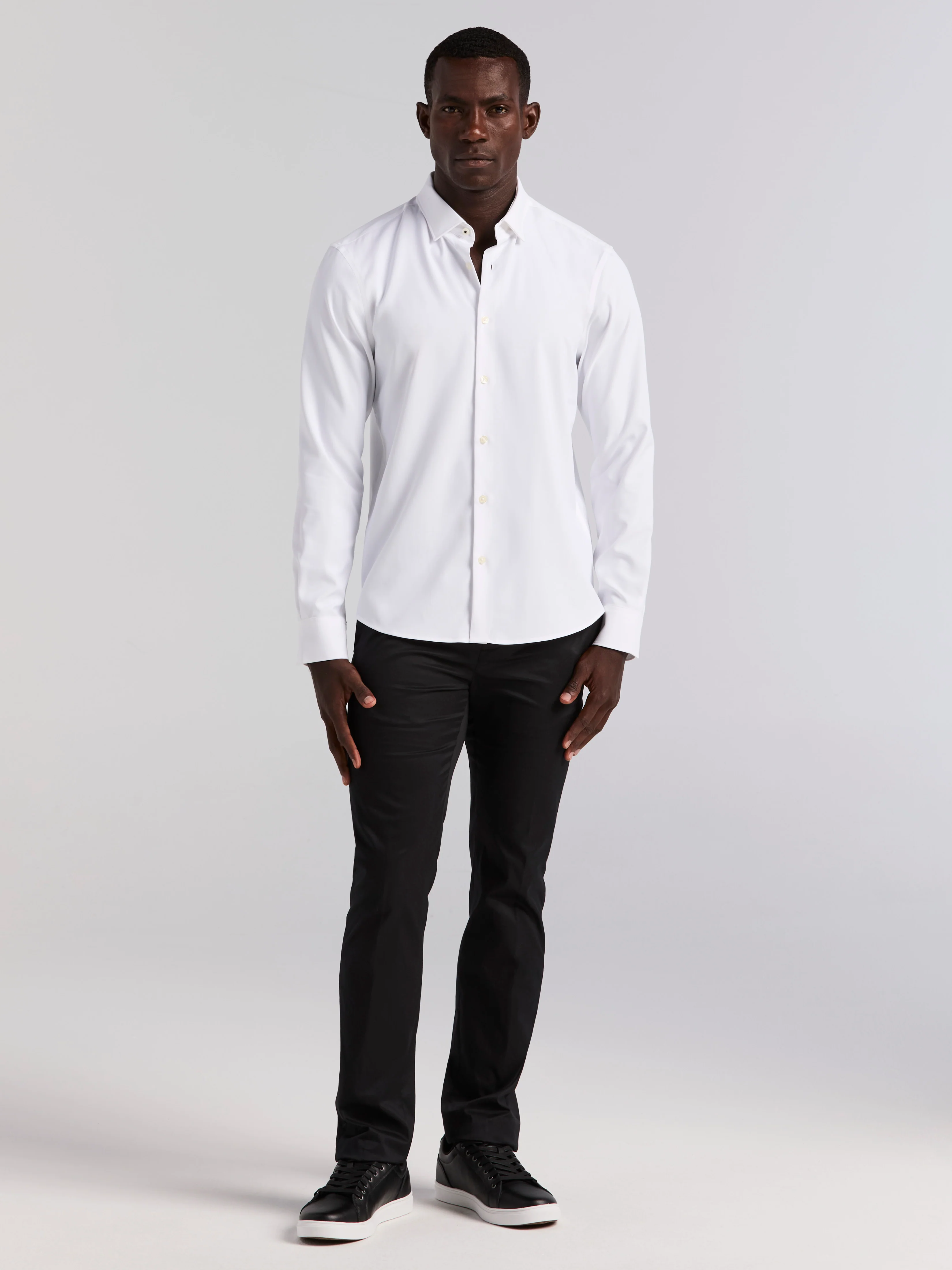 Untucked Total Stretch Slim Fit Shirt - Image 8
