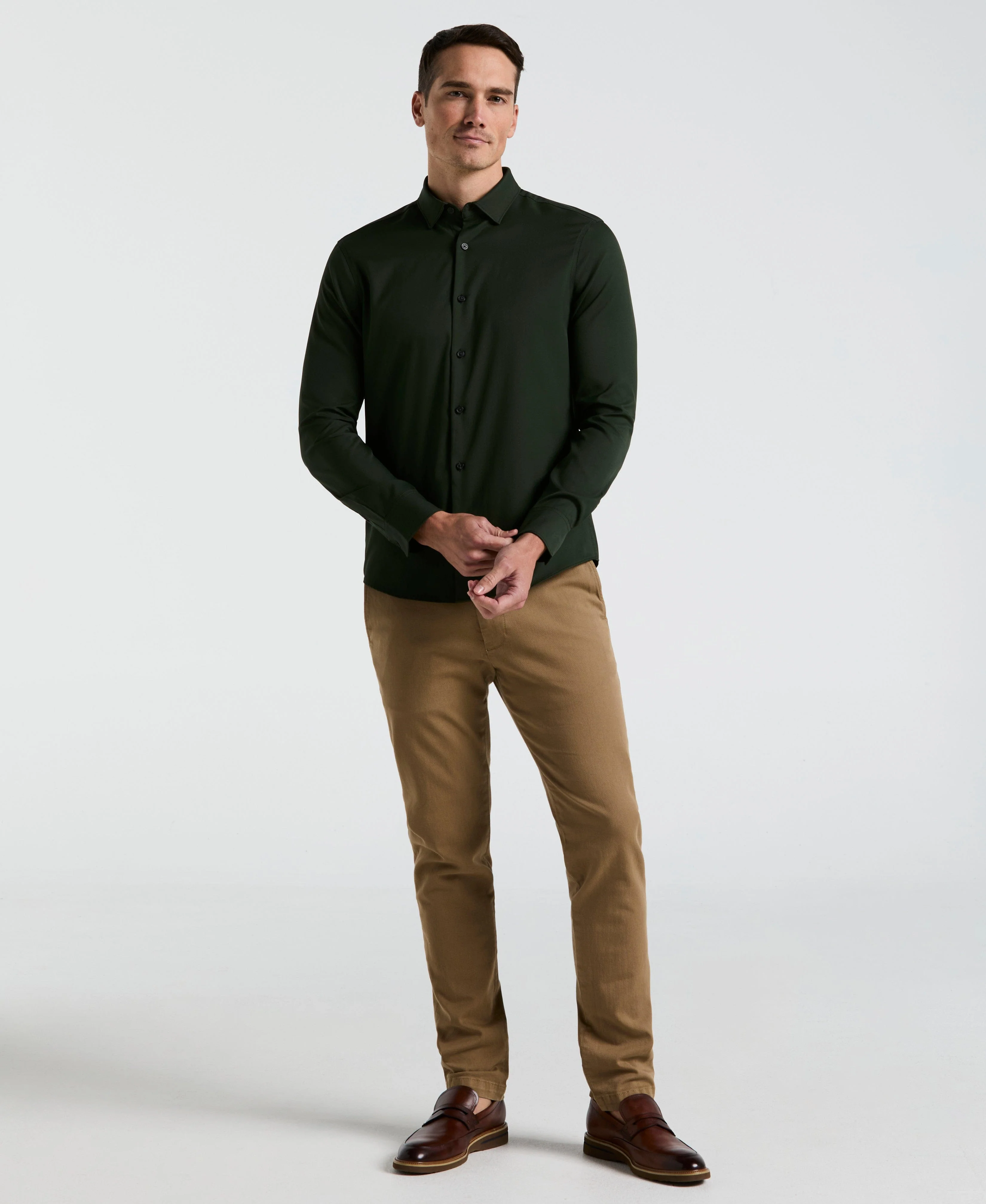 Untucked Total Stretch Slim Fit Shirt - Image 4