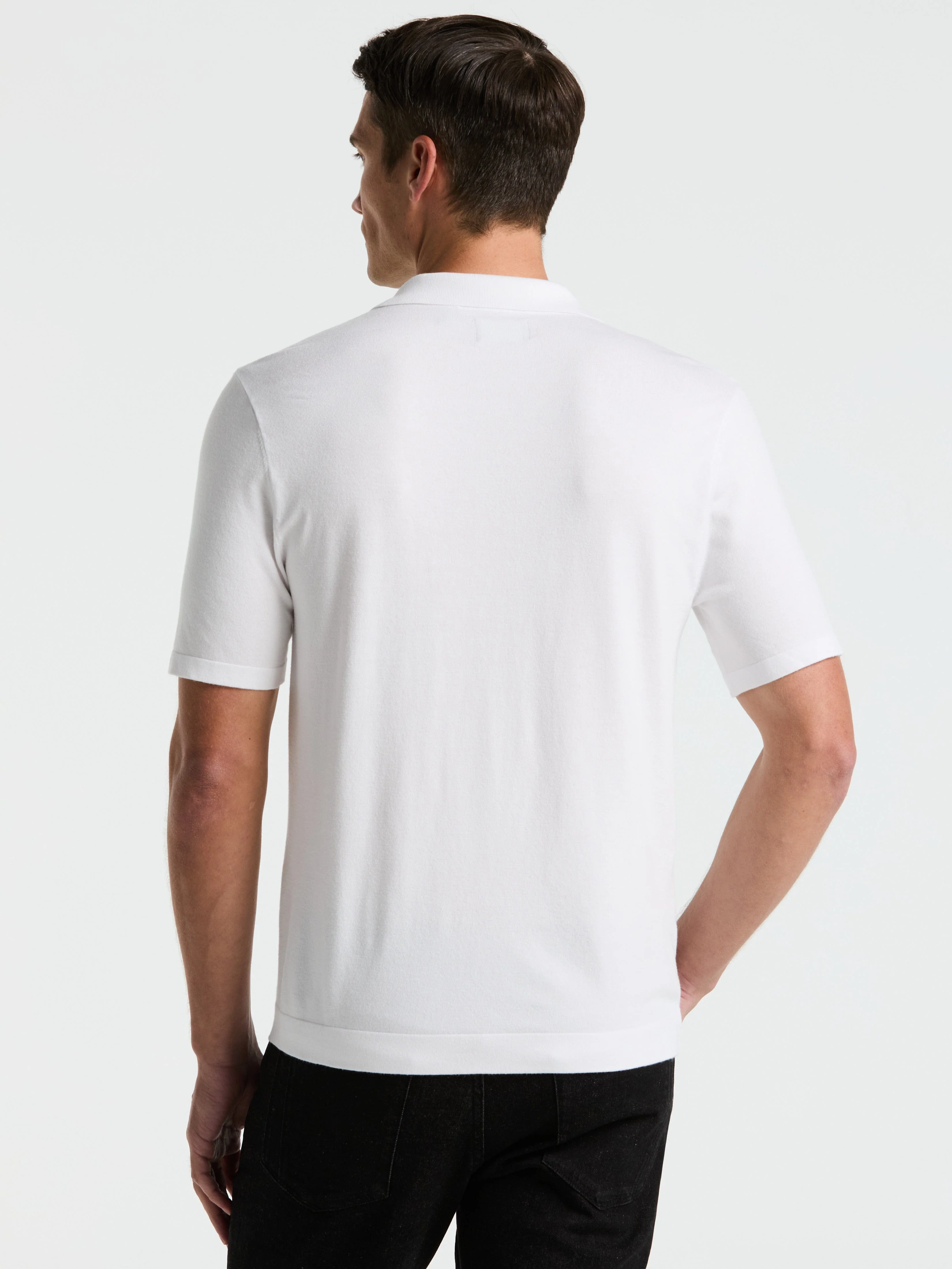 Tech Knit Open Collar Sweater Polo - Image 28