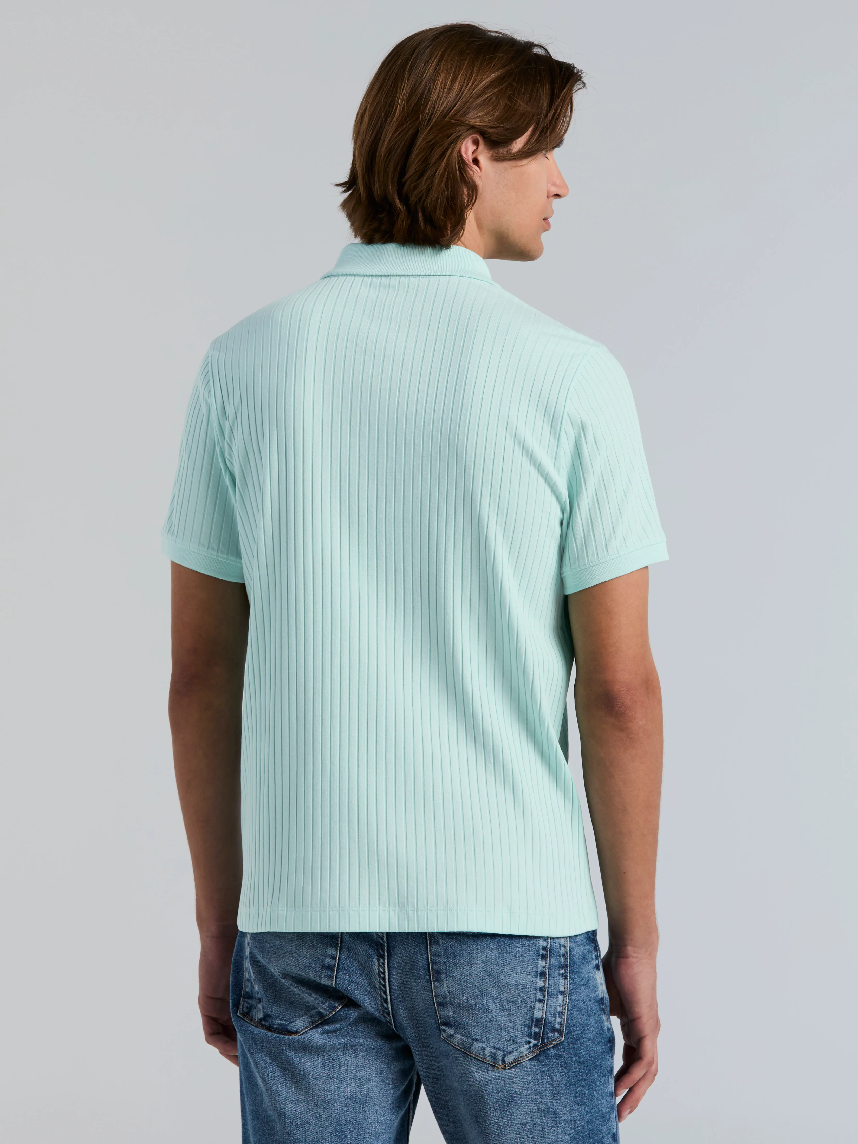 Quarter Zip Ribbed Polo - Image 13