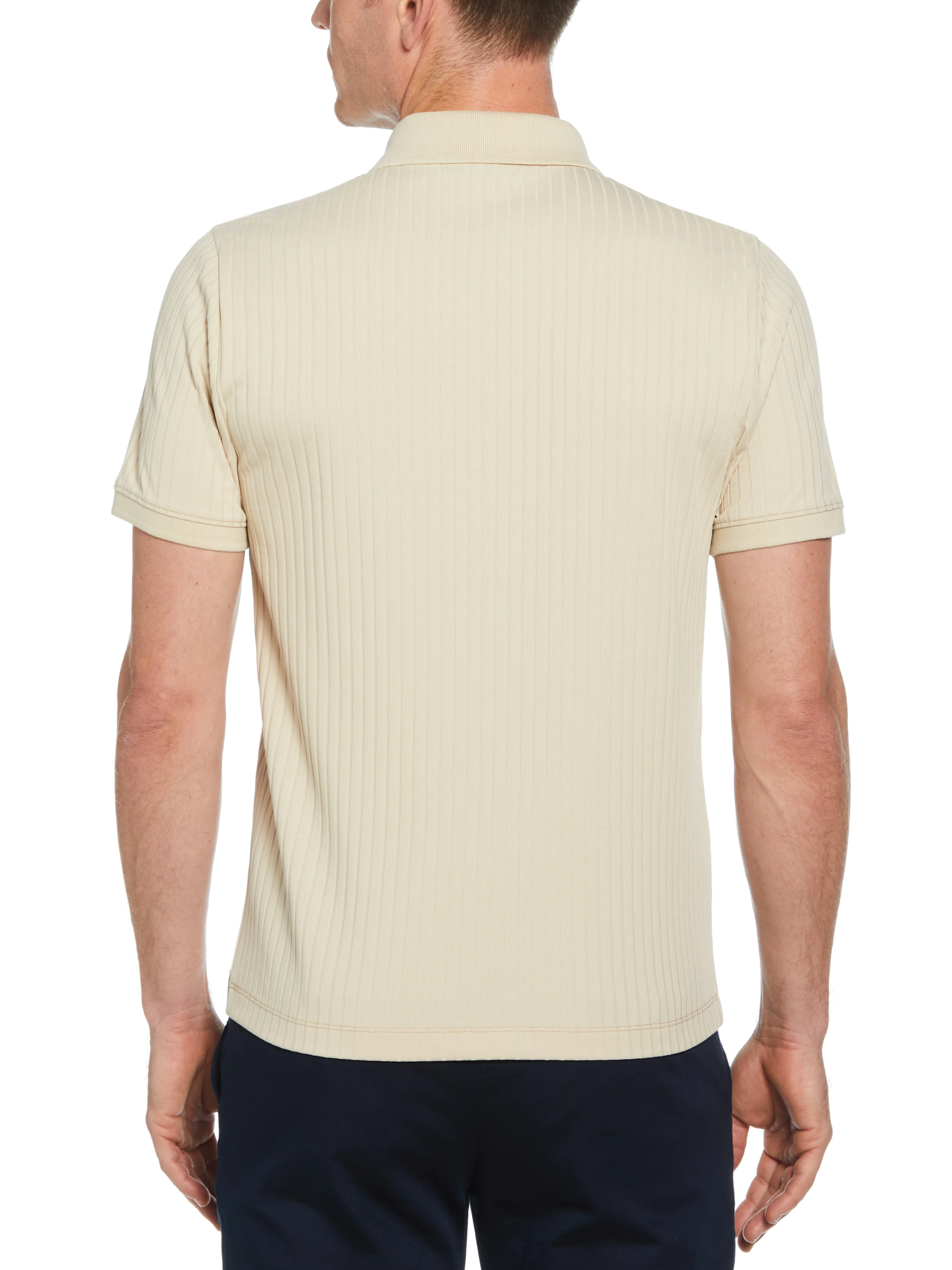 Quarter Zip Ribbed Polo - Image 33