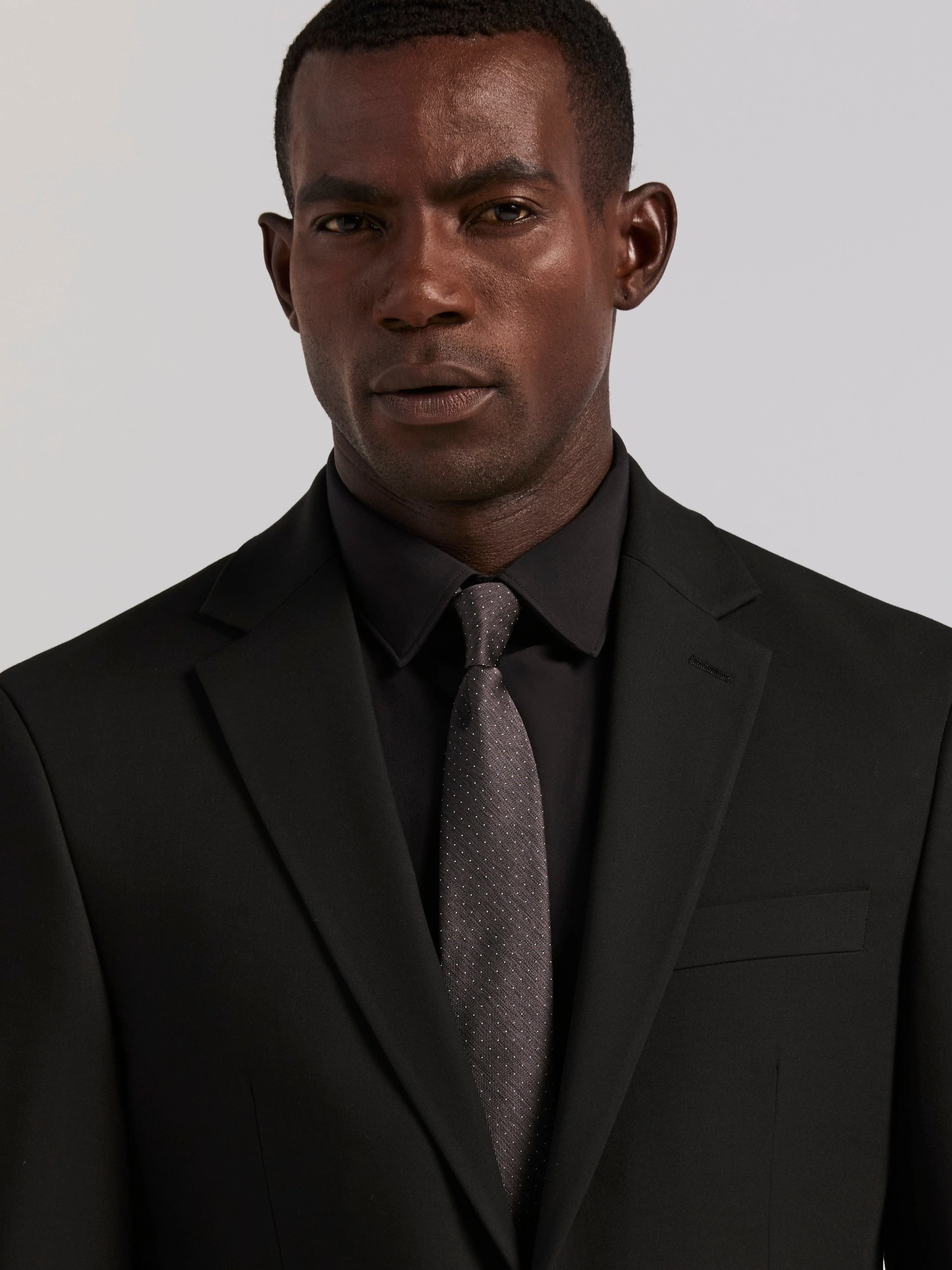 Slim Fit Gabardine Suit Jacket - Image 11