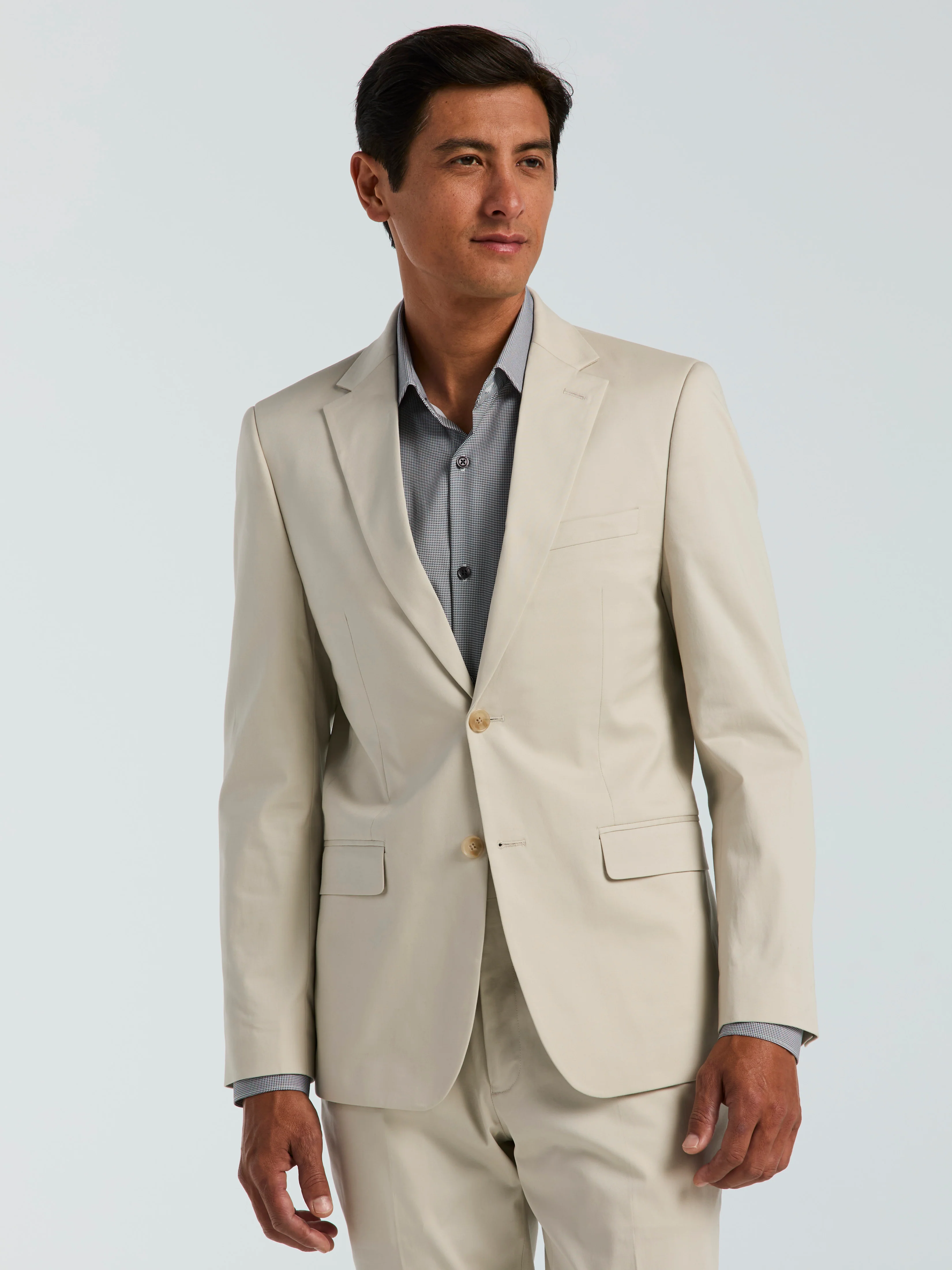 Skinny Fit Solid Suit - Image 4