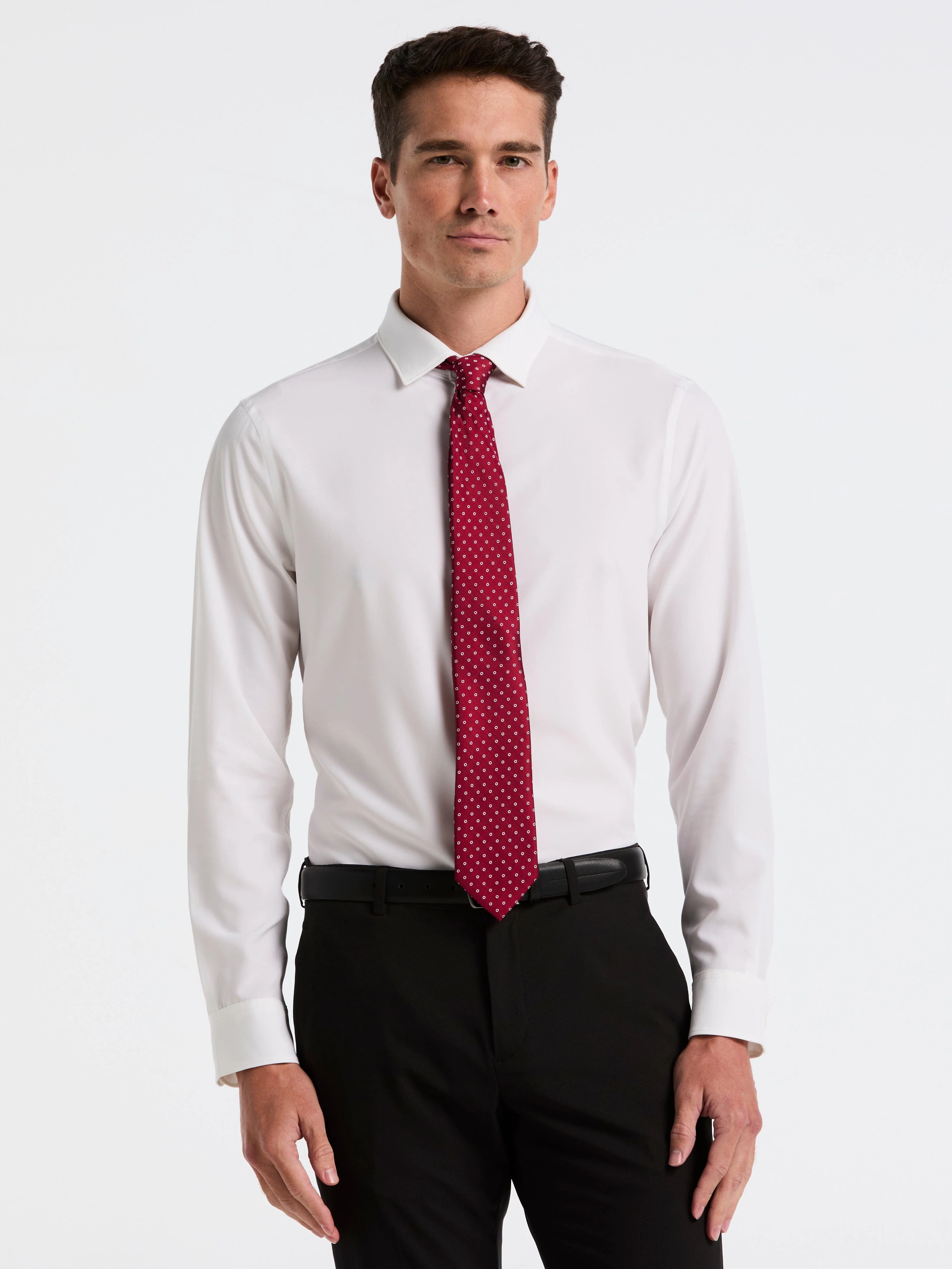 Slim Fit Total Stretch Dress Shirt - Image 10
