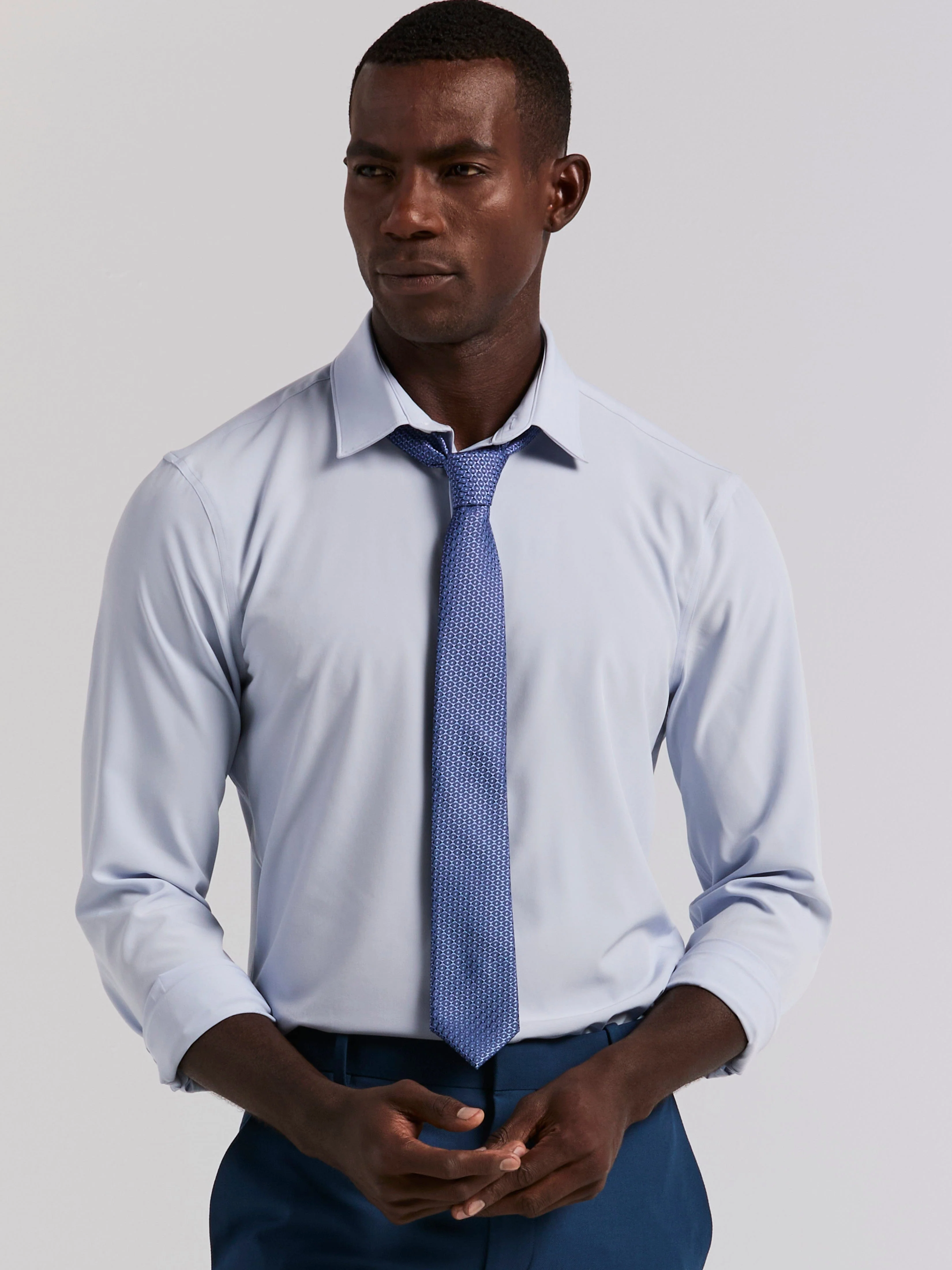 Slim Fit Total Stretch Dress Shirt - Image 16