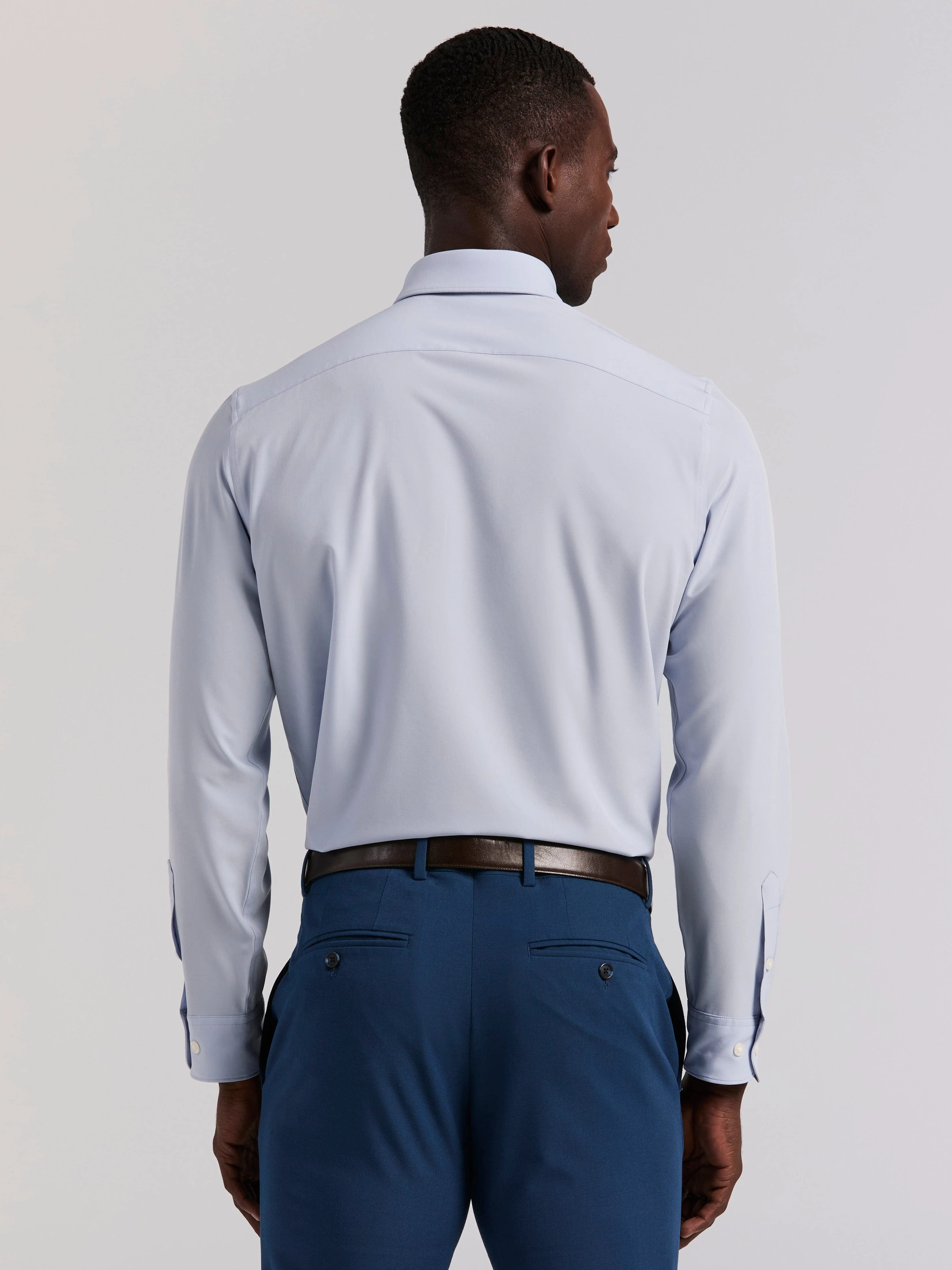 Slim Fit Total Stretch Dress Shirt - Image 17