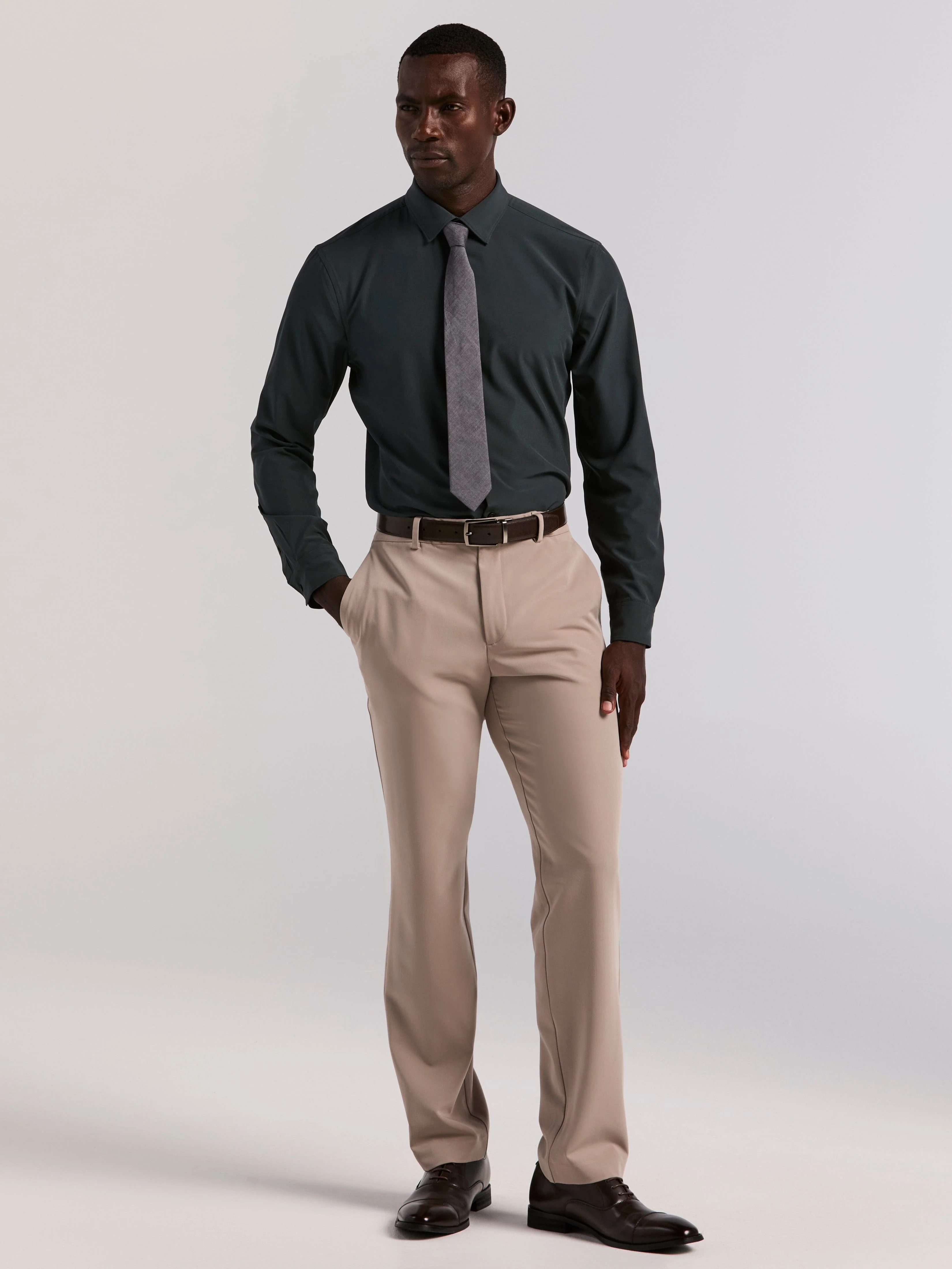 Slim Fit Total Stretch Dress Shirt - Image 23