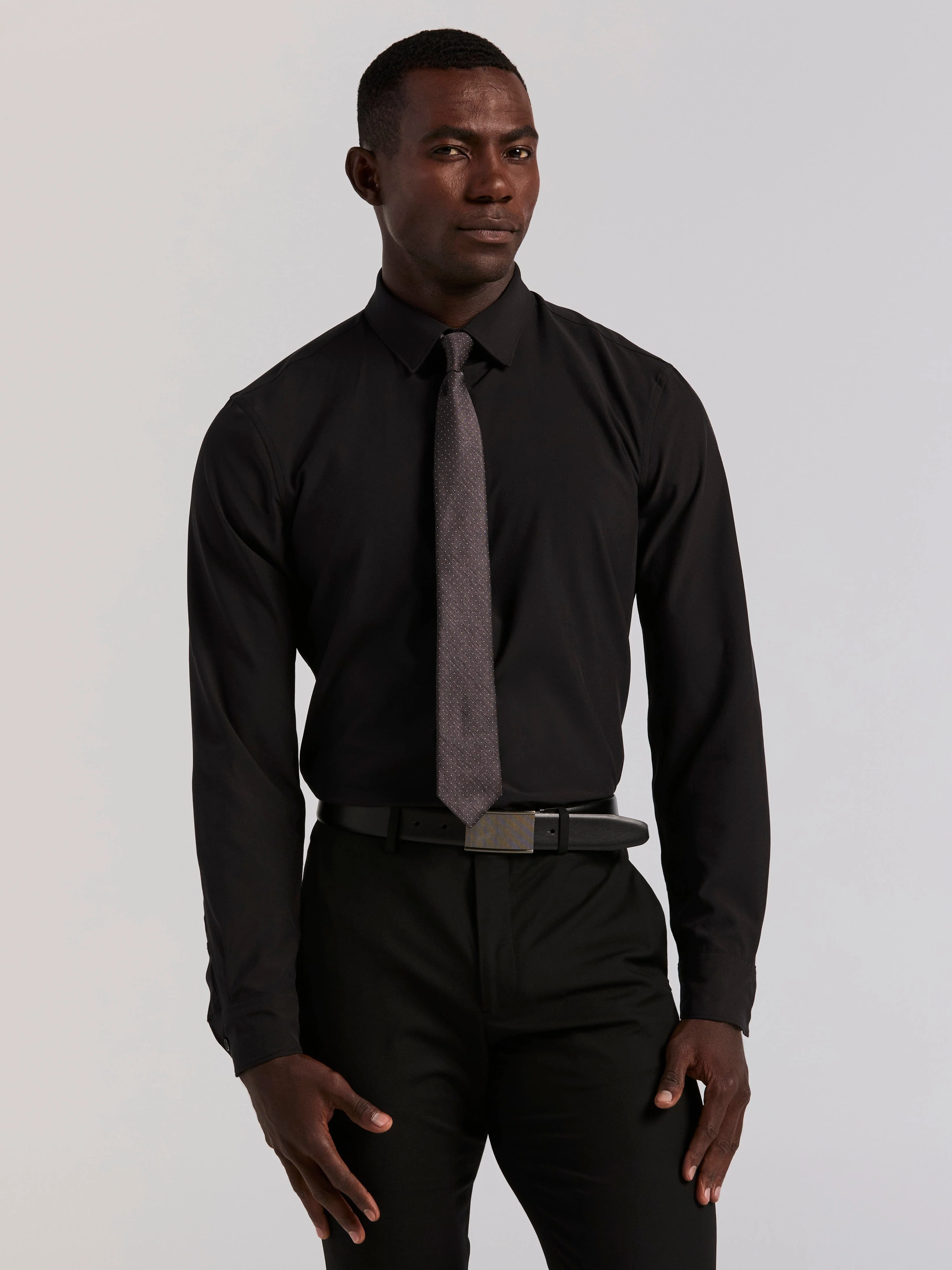 Slim Fit Total Stretch Dress Shirt - Image 5