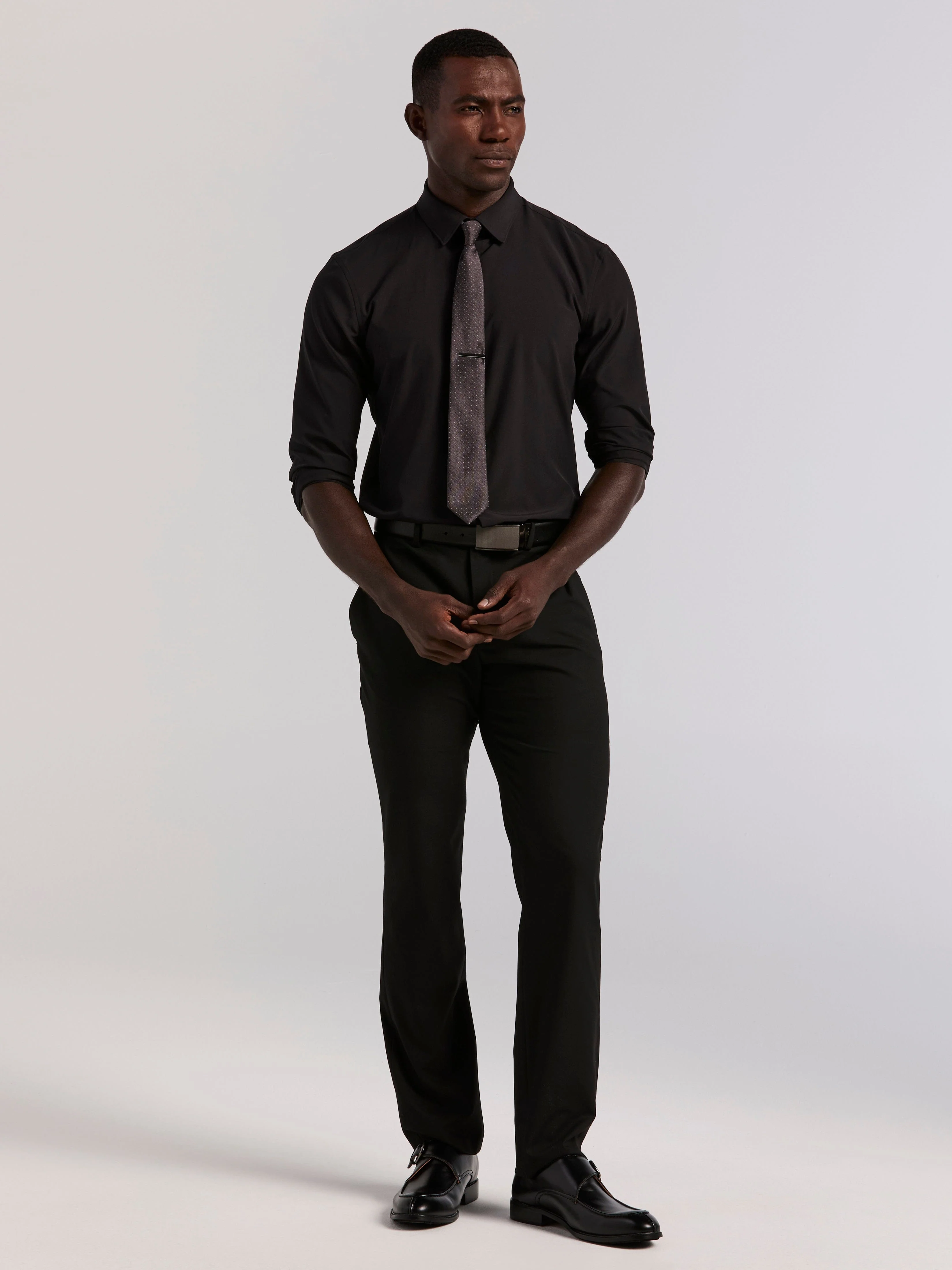 Slim Fit Total Stretch Dress Shirt - Image 8