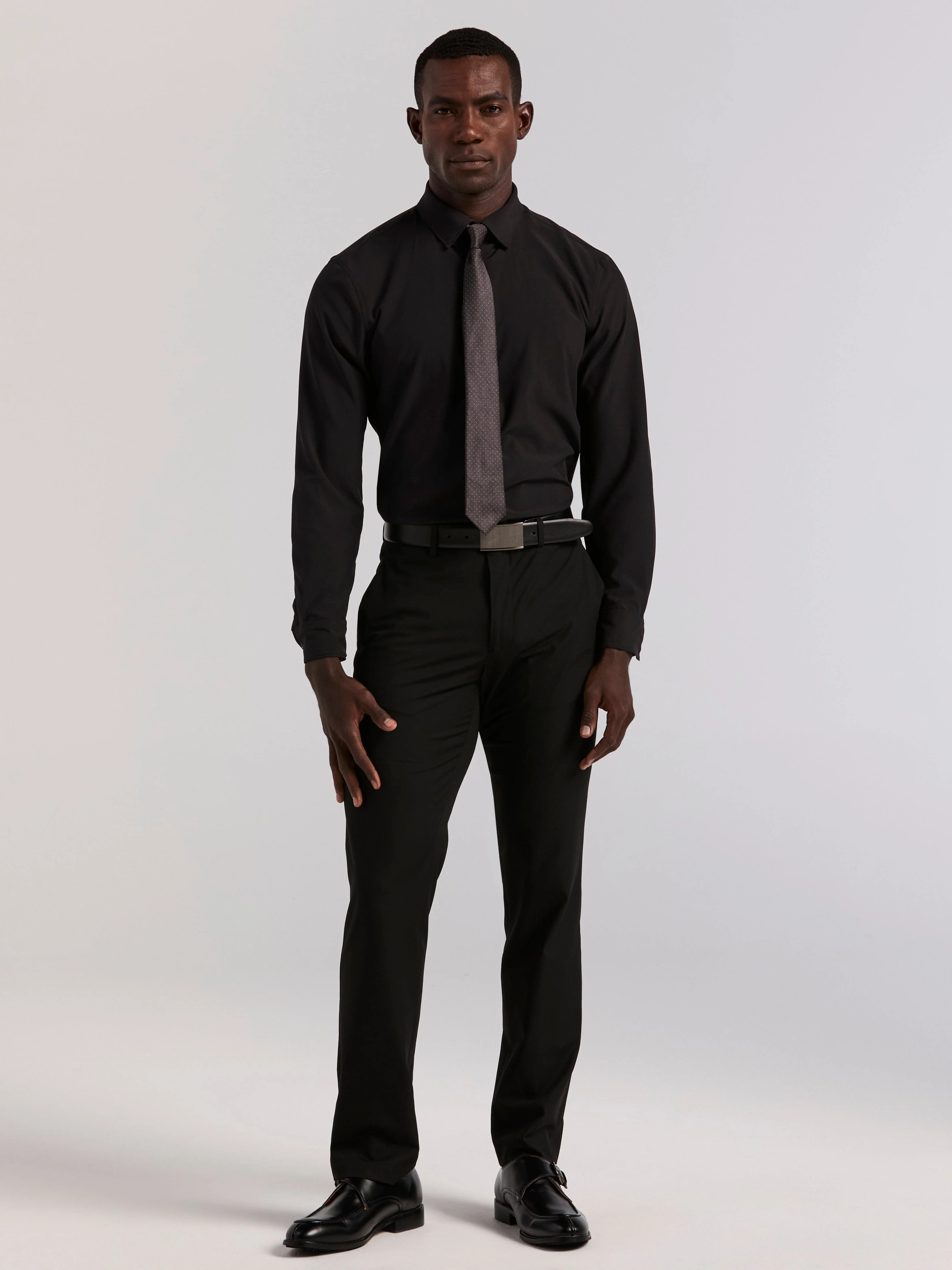 Slim Fit Total Stretch Dress Shirt - Image 9