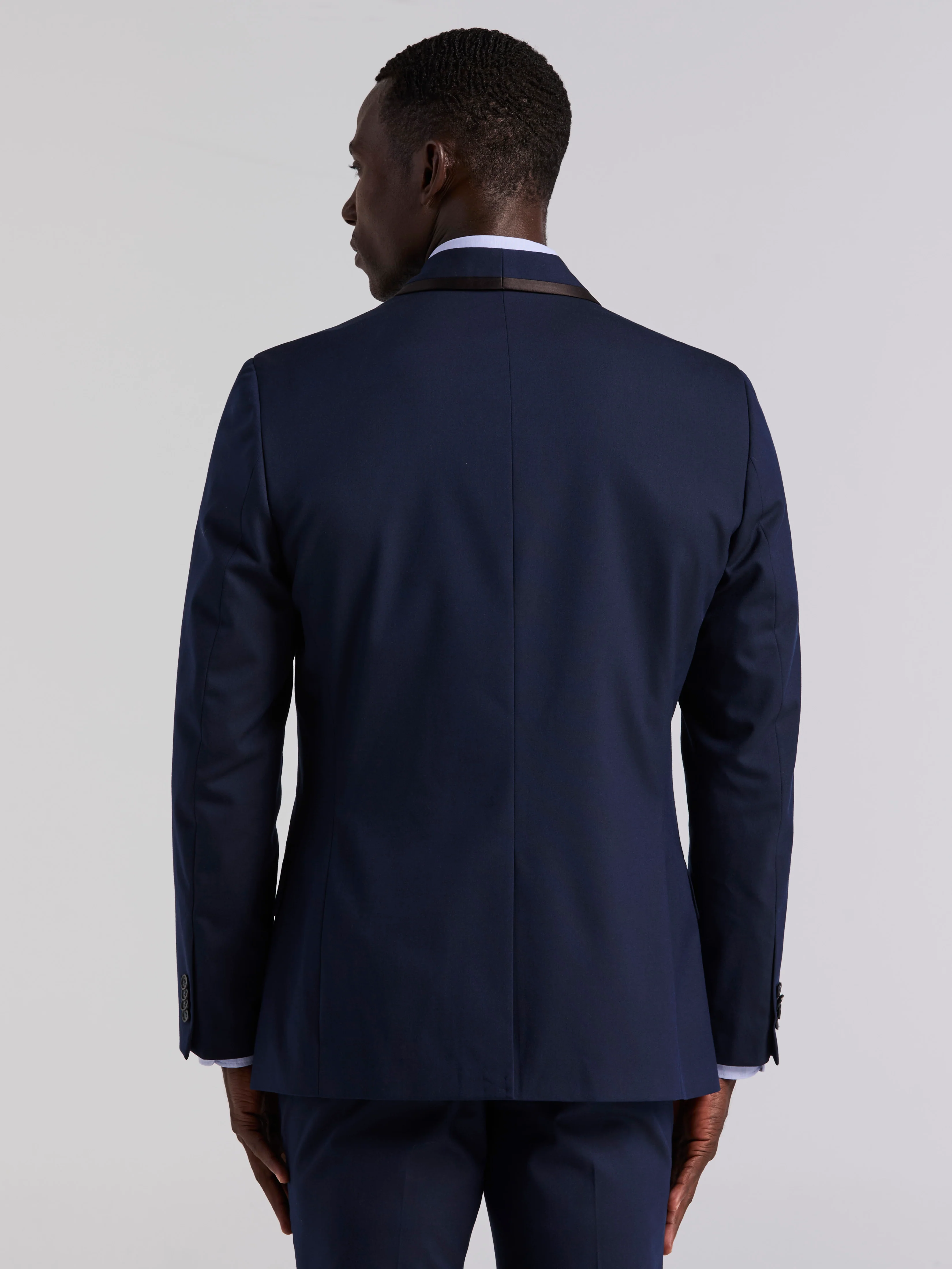 Slim Fit Stretch Tuxedo Suit Jacket - Image 3
