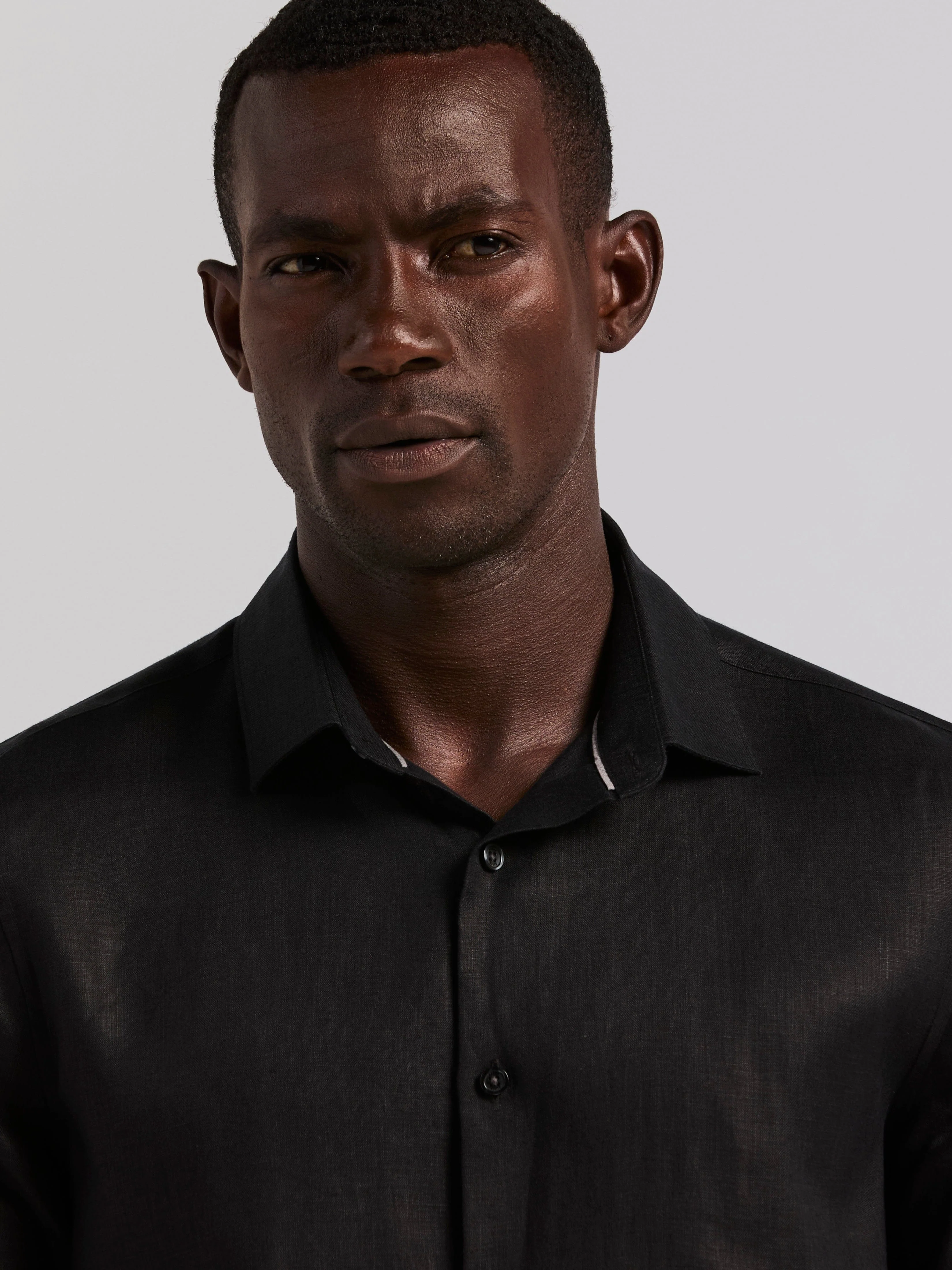 Solid Linen Shirt - Image 10