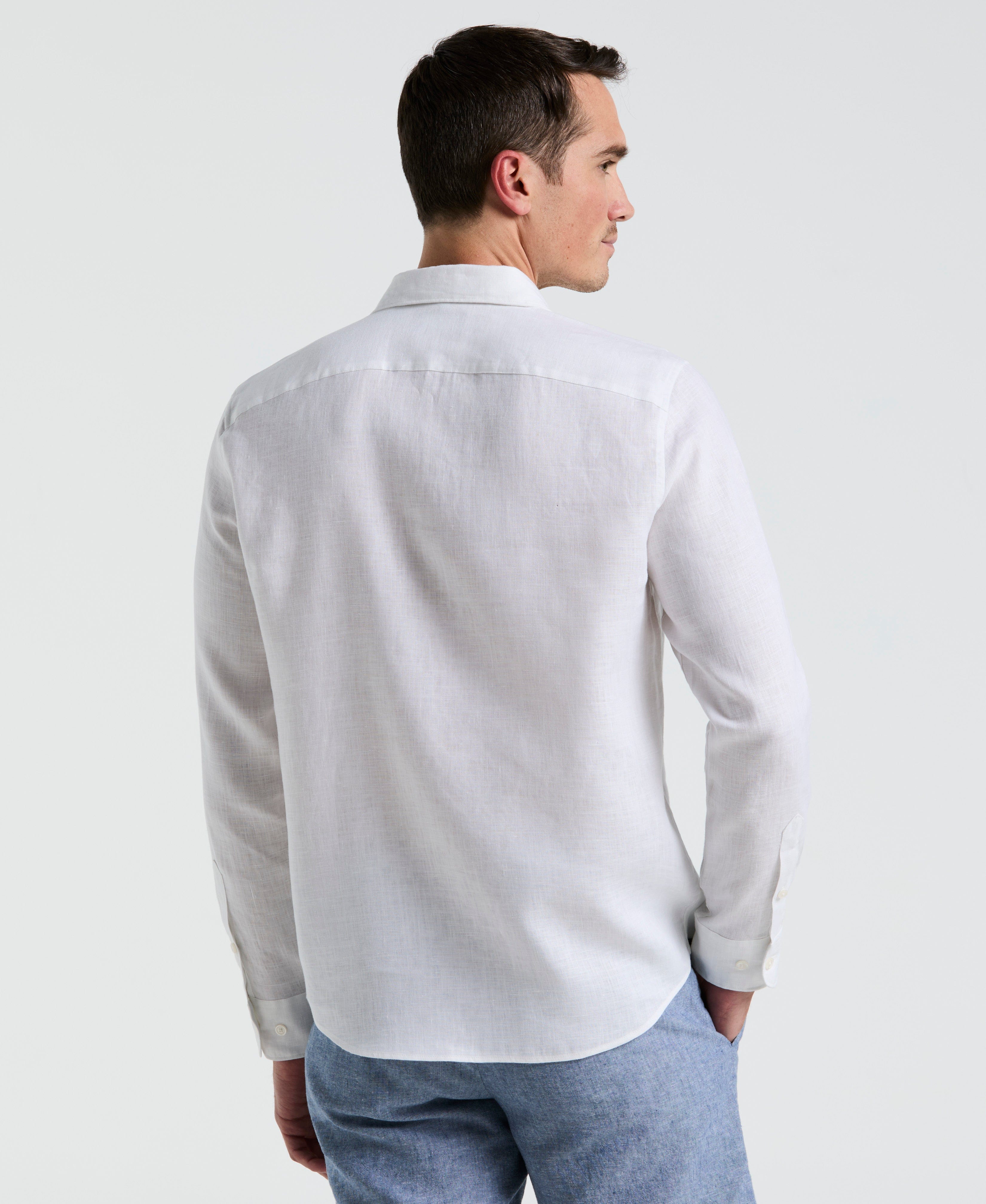 Solid Linen Shirt - Image 19