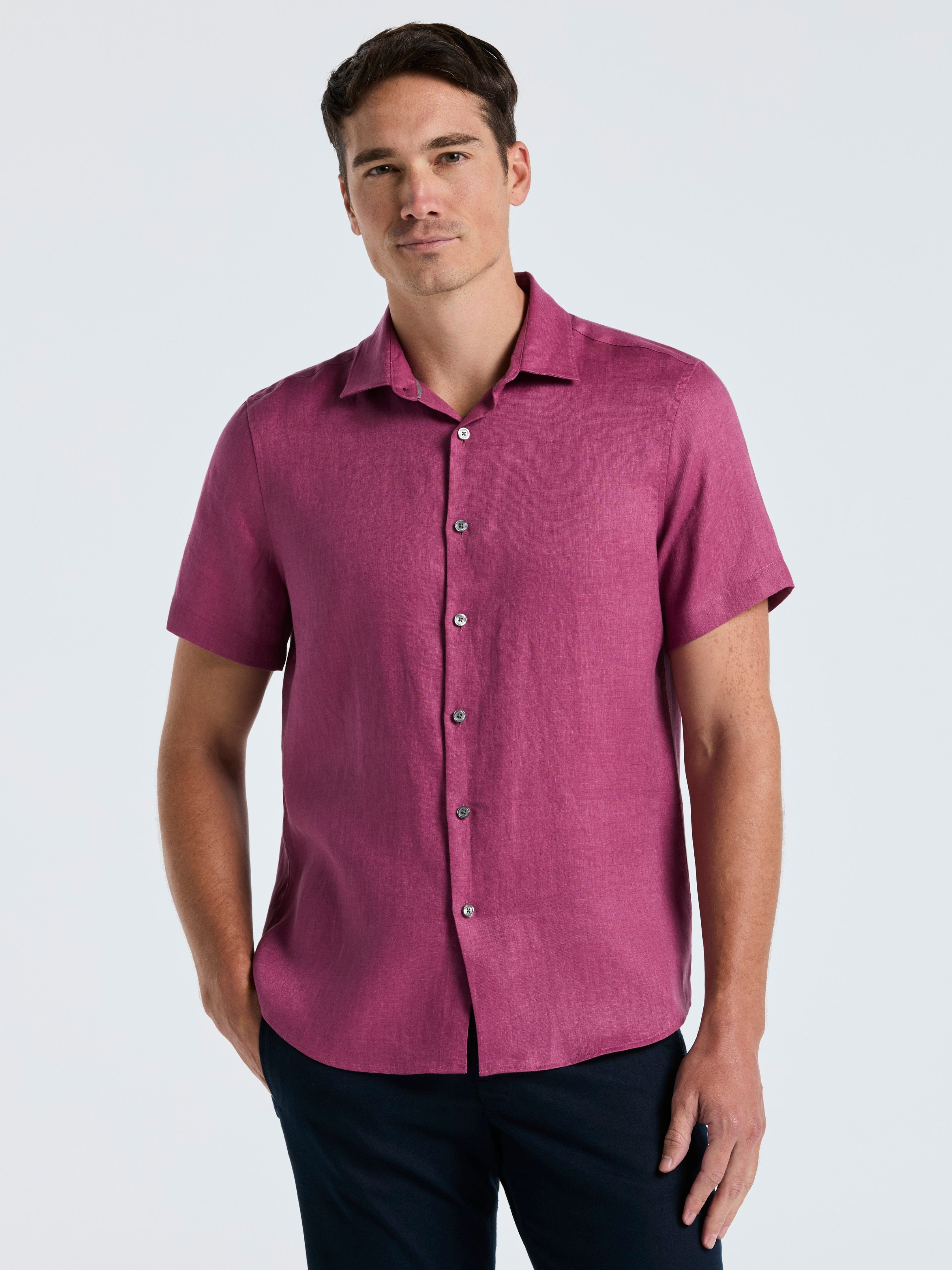 Solid Linen Shirt - Image 17