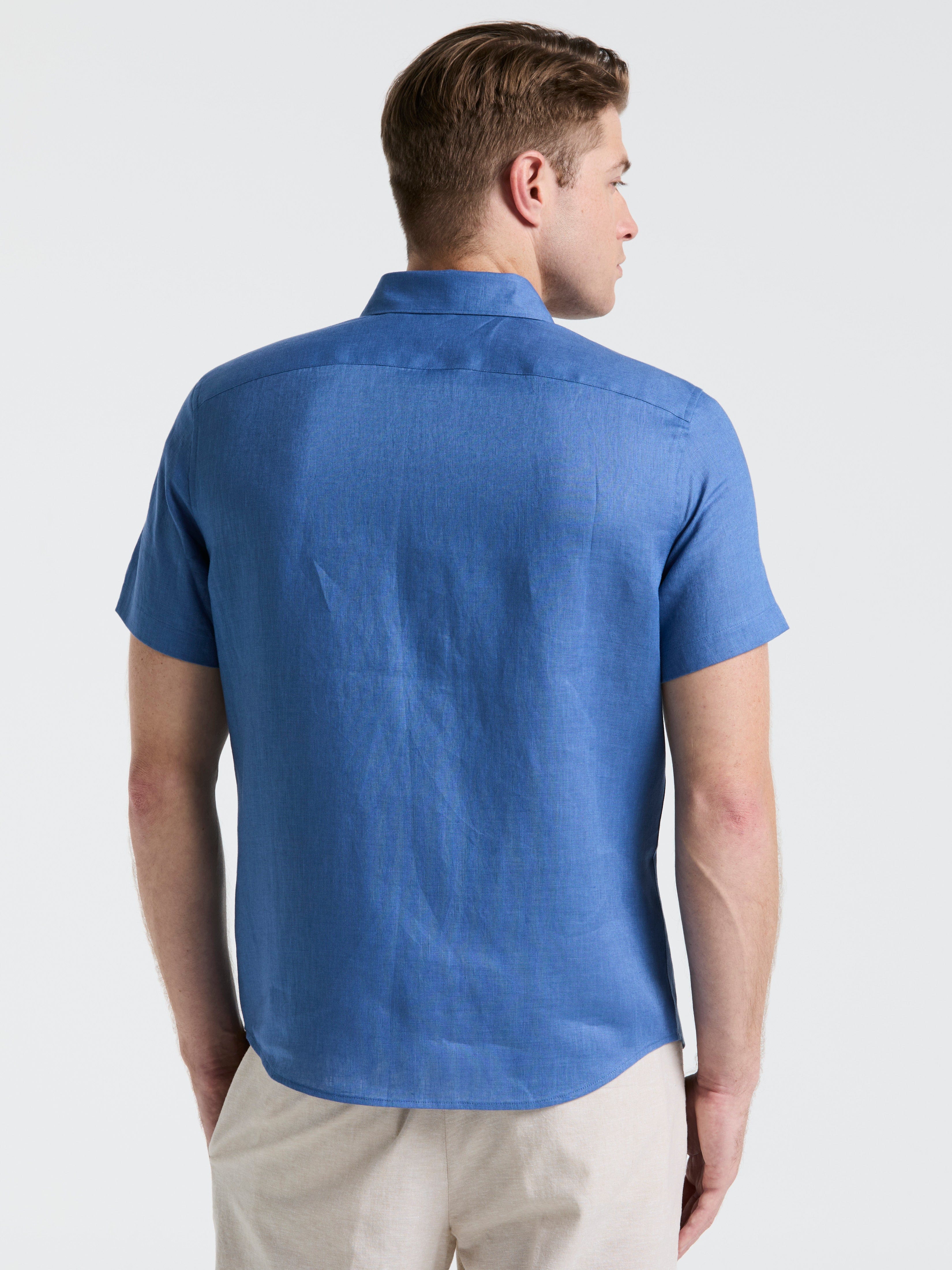 Solid Linen Shirt - Image 37