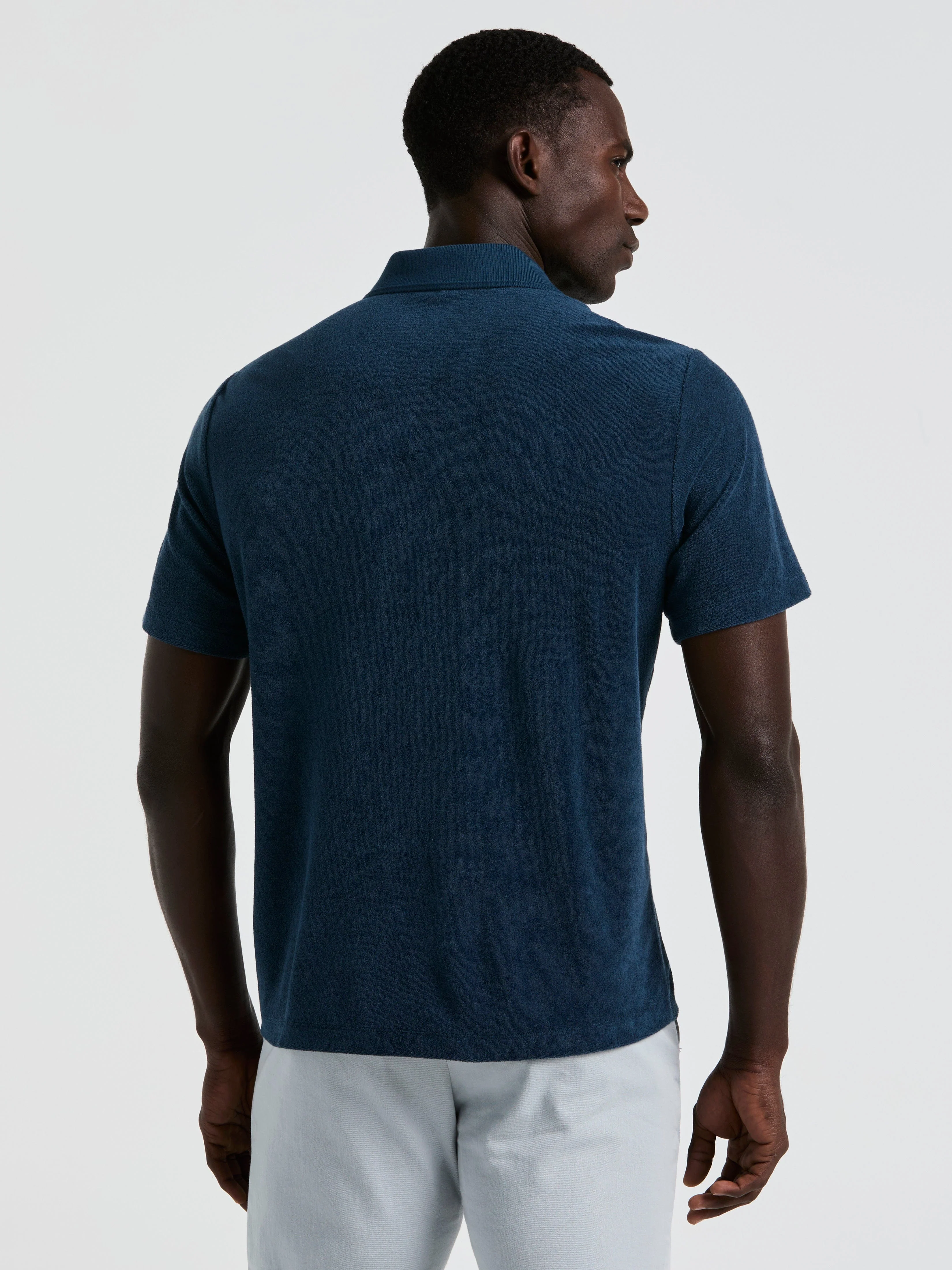 Terry Camp Collar Shirt - Image 4