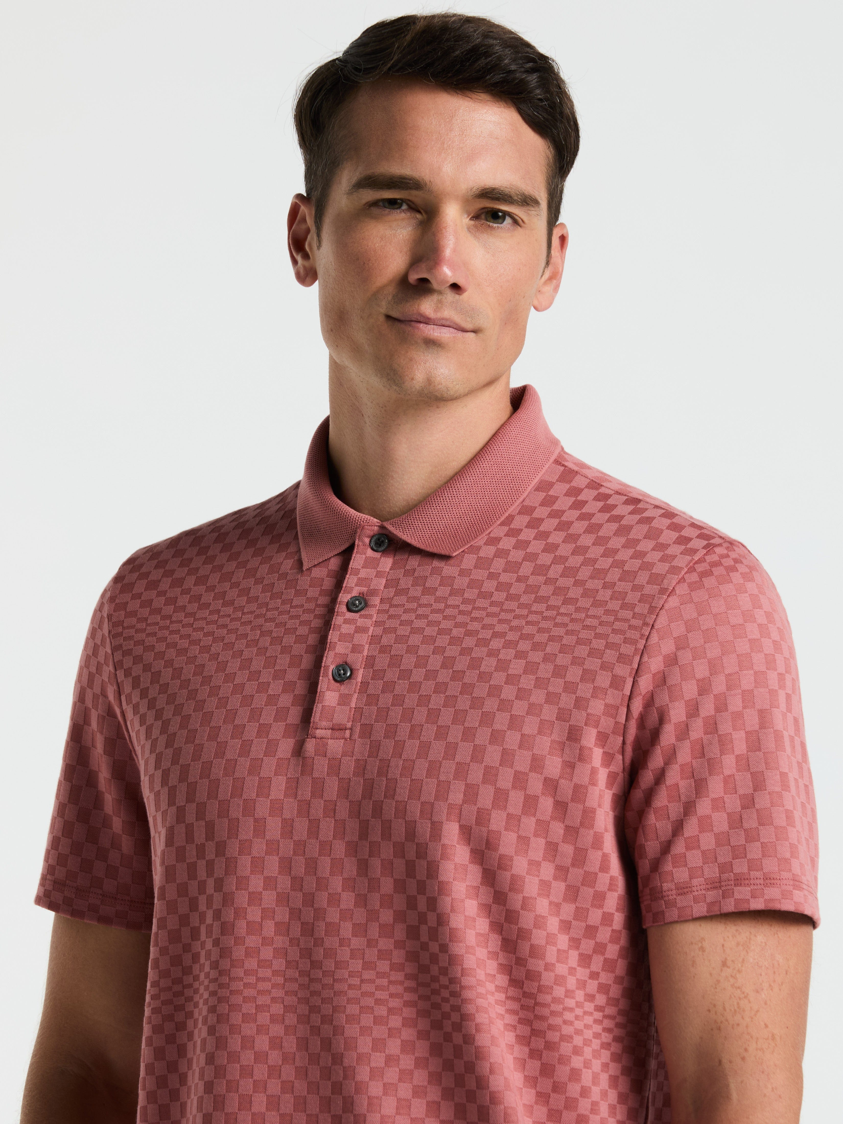 Textured Ombre Polo Shirt - Image 3