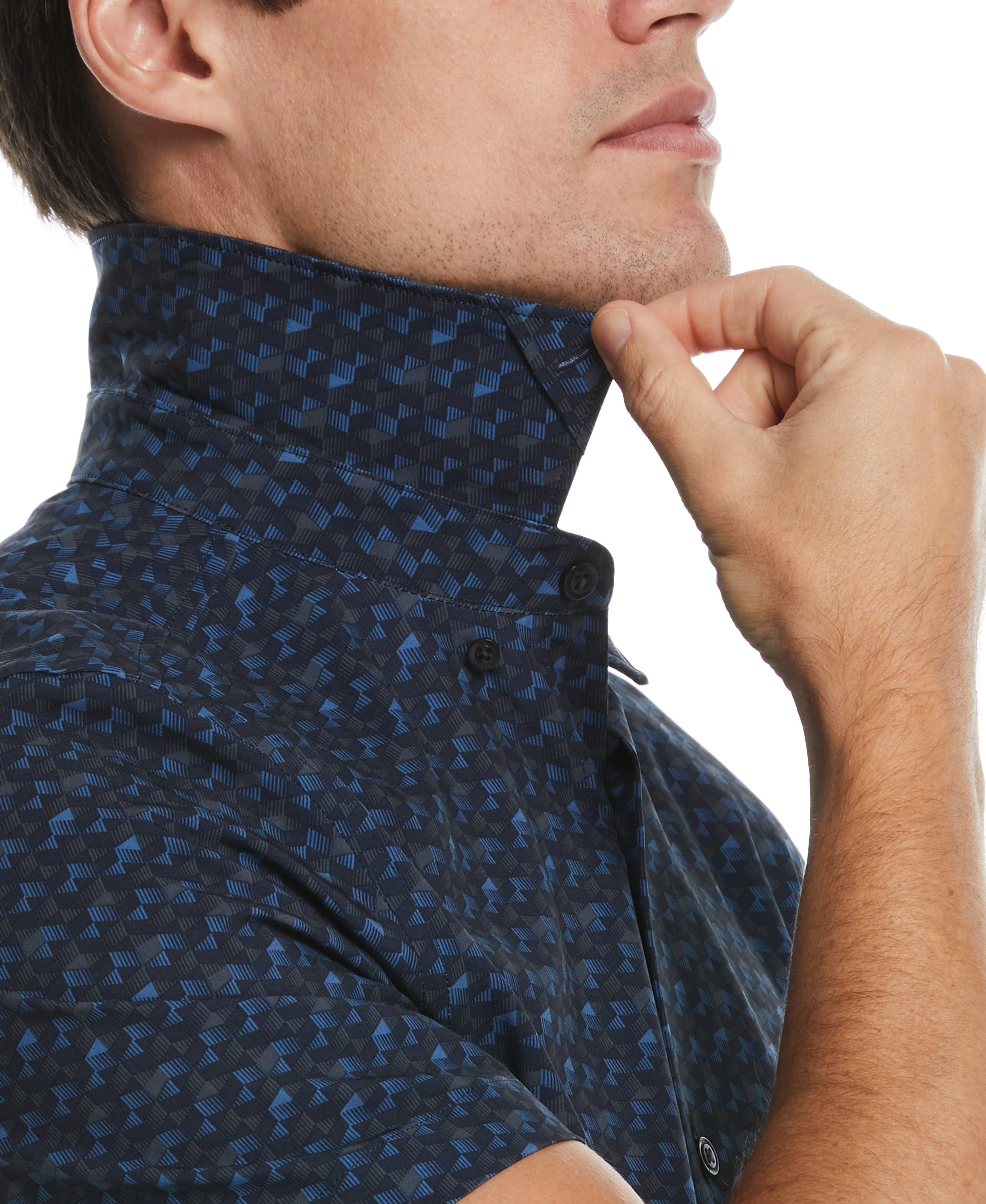 Total Stretch Geo Print Shirt - Image 3