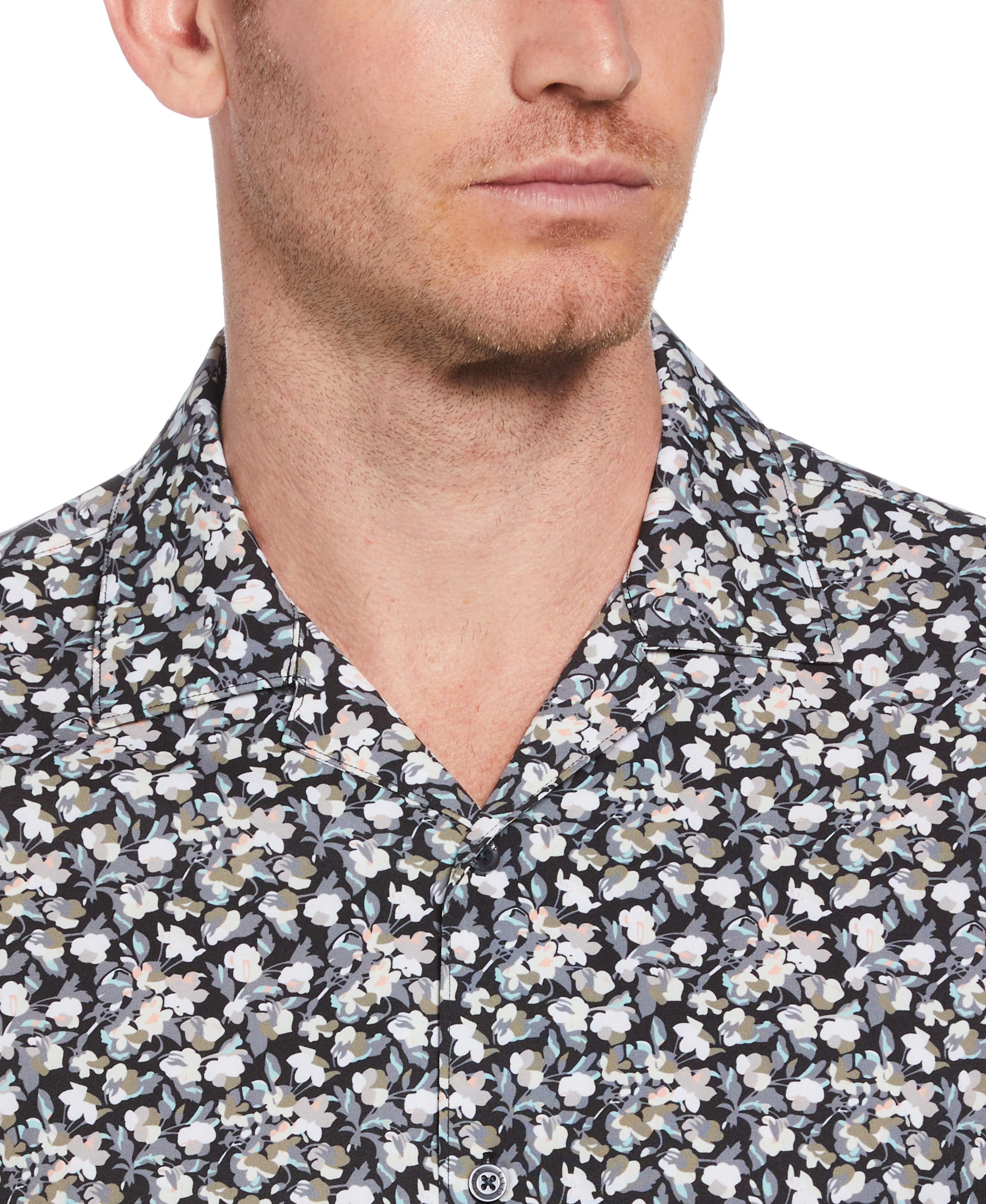 Total Stretch Mini Floral Print Shirt - Image 3