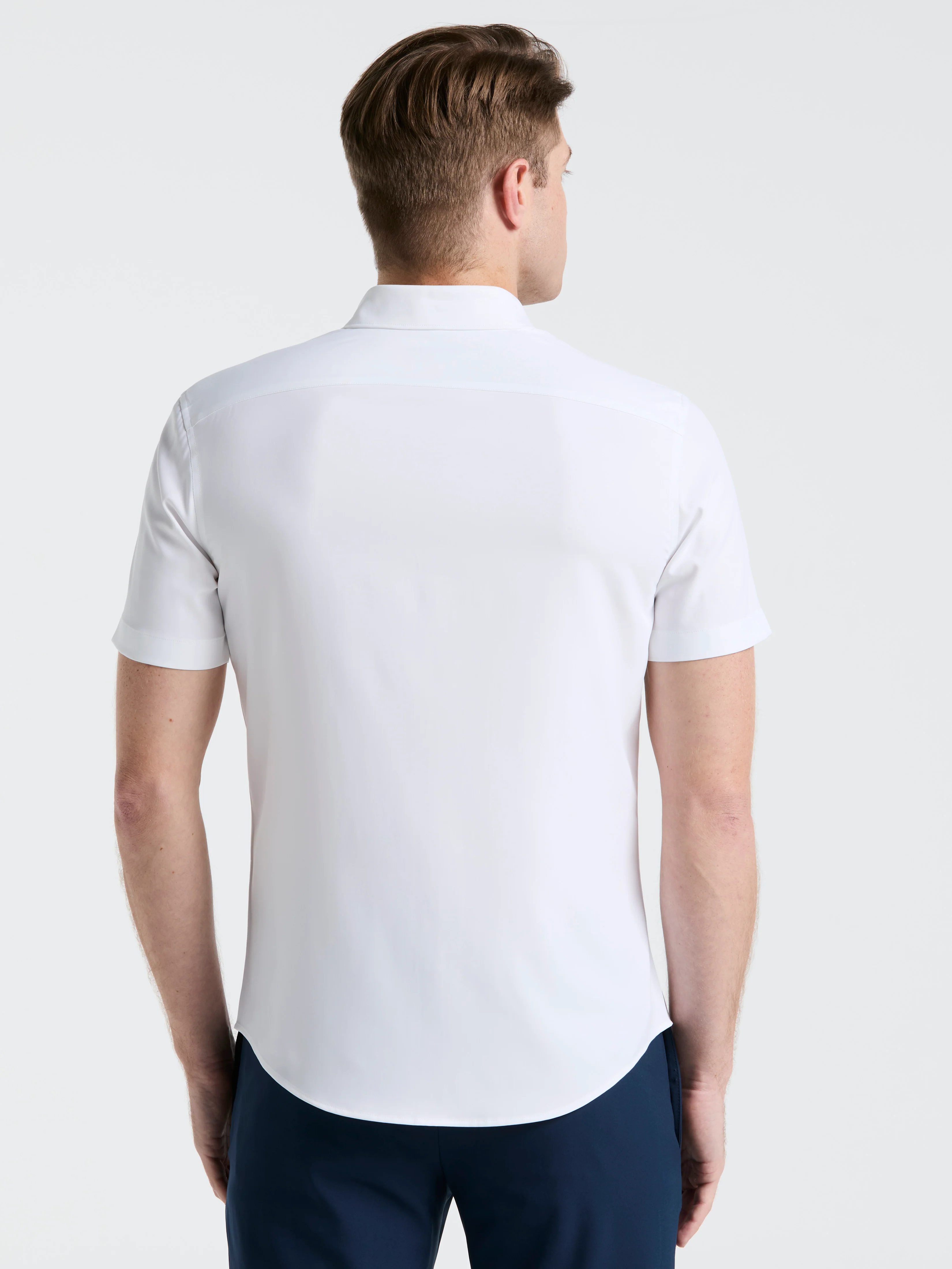 Slim Fit Total Stretch Solid Shirt - Image 14