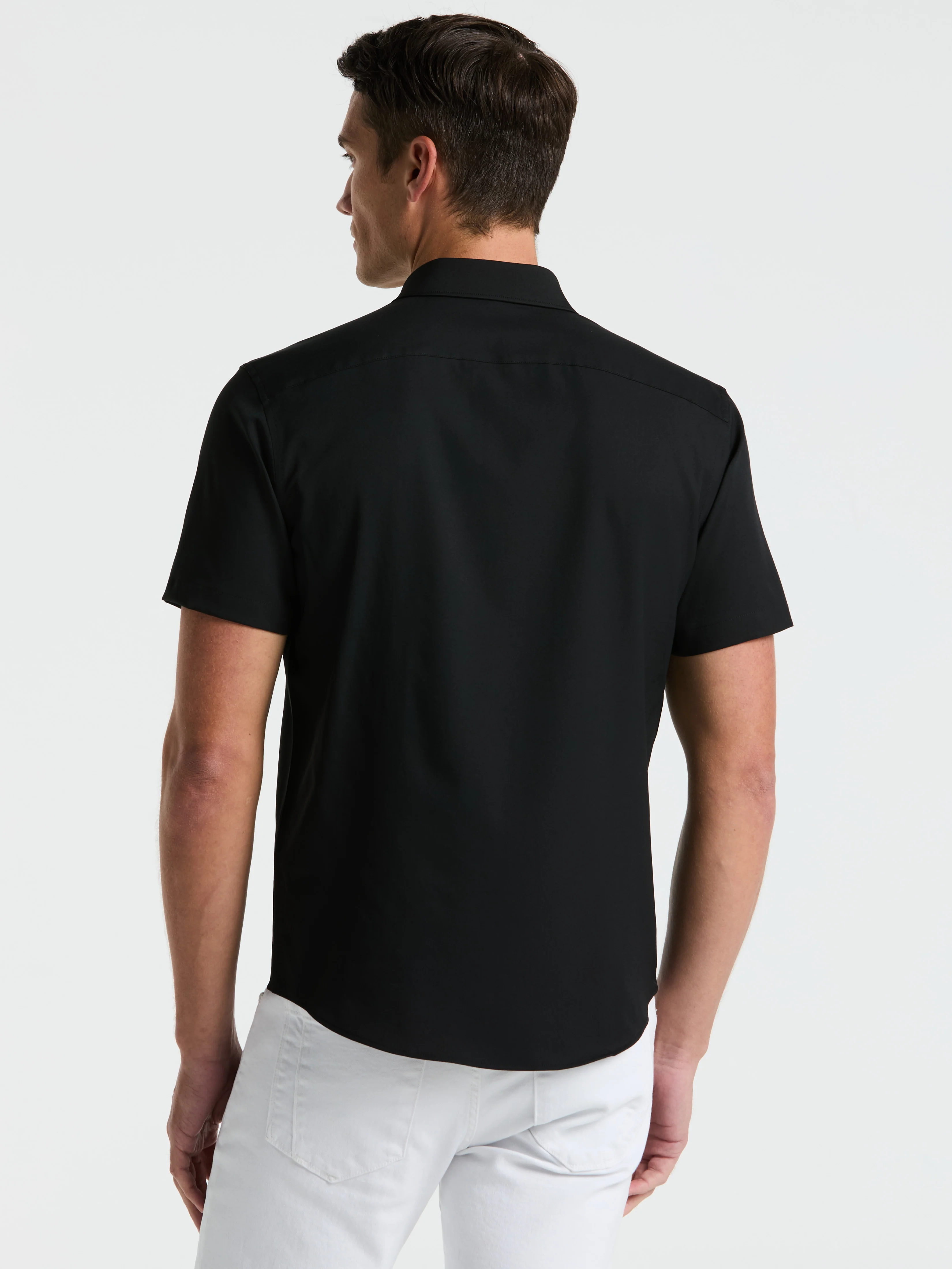 Slim Fit Total Stretch Solid Shirt - Image 18